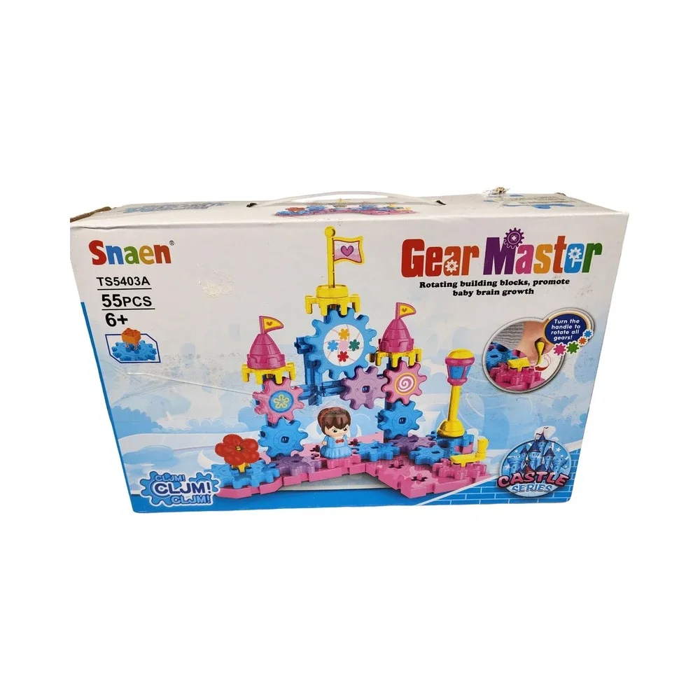 Snaen Gear Master Rotating Building‎ Blocks Castle Series Educational Toy